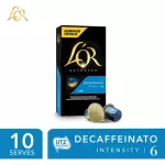 L'OR Espresso Decaffeinato Intensity 6 10 Capsules ลอร์ กาแฟแคปซูล ความเข้มระดับ 6 10 แคปซูล l Compatible with Nespresso®* coffee machines