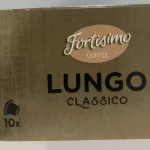 กาแฟแคปซูลอาราบิก้า ฟอร์ติสิโม ที่ใช้กันได้กับเครื่องชงเนสเพรสโซ่ ลุงโก้ แคลสสิโก 10 แคปซูล