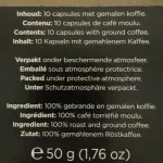 กาแฟแคปซูลอาราบิก้า ฟอร์ติสิโม ที่ใช้กันได้กับเครื่องชงเนสเพรสโซ่ ลุงโก้ แคลสสิโก 10 แคปซูล