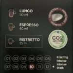 กาแฟแคปซูลอาราบิก้า ฟอร์ติสิโม ที่ใช้กันได้กับเครื่องชงกาแฟแคปซูลเนสเพรสโซ่ ริสเทรซโต 10 แคปซูล