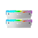 Jonsbo Nc-3 Ram Cover 5v Argb 3pin Mobo Aura Sync Streamer Cooling Vest Led Memory Radiator Crystal Shape 2pcs