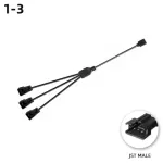Jst Splitter Cable SM LINE FAN Interface 30cm Motherboard Aura Female/Male Connect Extension 5V3PIN 12V4Pin Water Custom