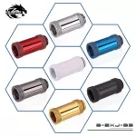 Bykski B-Exj-7.5mm-50mm Male To Female Extender Fittings Boutique Diamond Pattern G1/4 Male-Female Fittings Style Water Cooling