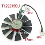 Free Shipping T129215su 12v 0.5a 87mm Vga Fan For Asus Gtx1050ti Gtx1060 Gtx1070 Rx480 Graphics Card Cooler Cooling Fan