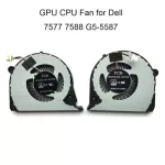 Ovy Computer Cpu Cooling Fans For Dell Inspiron 15-7000 15 G7 7577 7588 G5 5587 P72f Gpu Cooler Fan Dfs2000054h0t Fjqs Fjqt New
