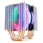 Cpu Cooler High Quality 6 Heat-Pipes Dual-Tower Cooling 9cm Rgb Fan Led Fan Support 3 Fans 3pin/4pin Cpu Fan For Amd And For