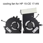 Cpu Gpu Cooling Fan Cooler For Hp 15-Ce 17-An Omen Pro 3plus Tpn-Q194 929456 929455-001 G3a Graphics Card Fans Radiator Notebook