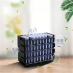 USB Air Cooler Portable Desk Mini Conditioner Fan Air Cooler Humidifier Air Cooling Fan for Home Office Movable Fan