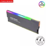 COOLMOON DDR4 DDR3 DDR2 RGB RAM Heatsink 5V 3PIN AURA SYNC PC Chassis Memory Cooling Heat Dissipation Multi-Socket Series Cooler