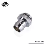 ByKski Fill Liquid Fitting Use for 9.5*12.7mm/10*16mm Soft Tube G1/4 '' Computer Accessories Fitting 3/8 Hand Tight Fitting