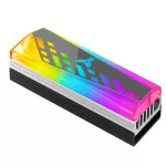 RGB M2 Heat Sink with Thermal Pads M.2 2280 SSD Heatsink Addressable Computer Water Cooling System Waterblock