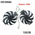 T129215BU RTX 2060 Super 2070 GTX1660 Ti Cooling Fan for Asus GTX 1660TI Dual EVO OC RTX RTX2060 Graphics Card Fan