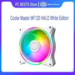 COOLER MASTER MF120 Halo White Edition 12CM 5V PWM Dual Loop Addressable RGB Lighting Computer Case CPU COOLING QUIEET FAN