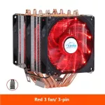 6 Heat-Pipes Dual-Tower Cooling 9cm Rgb Fan Support High-Performance 1 Fan 2fans And 3 Fans 3pin Cpu Fan For Intel And For Amd