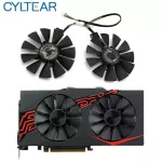 88mm FDC10U12S9-C RX580 RX570 RX470 4PIN COOLER FAN for Arez Asus Radeon RX 470 580 580 Expedition OC Graphics Card Card Carding Fan