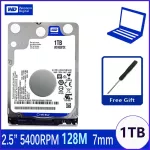 WD Blue 1TB 2.5 "SATA III Internal Hard Disk Drive 1000GB HDD HD HardDisk 6GB/s 128M 7mm 5400 RPM for Notebook Laptop