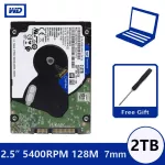 WD Blue 2TB 2.5" SATA III Internal Hard Disk Drive 2000Gb HDD HD Harddisk 6Gb/s 128M 7mm 5400 RPM for Notebook Laptop