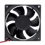 New Dc 18v Fan 80 * 80 * 25mm 18v 8025 2-Wire 8cm Barbecue Stove Fan Dc Cooling Fan