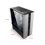 Review of empty case, RGB, Clear GVIEW I5-50 lid, black with multi-purpose controller Press 1 order at a time.