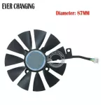 2pcs 87mm Graphic Card Cooling Fan For Asus Dual Geforce Gtx1060-O6g P106-100 Pld09210s12hh Dc12v 0.40a T129215su Dc12v 0.50amp