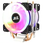 Cpu Cooler Pc Fan Cooling System 3pin 2 Copper Tube 90mm Led Fans For Lga 775 1150 1151 1155 1156 1356 1366 And3 Am4 Motherboard