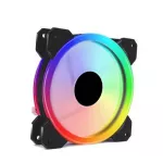 Rgb Pc Fan 12v 6 Pin 12cm Cooling Cooler Fan With Controller For Computer Silent Gaming Case Computer Cooler Cooling Case Fans