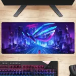Asus Rog Keyboard Pad Republic of Gamers Large Mouse Pad Locking Edge Rubber PC Desk Mat Office Lap Table Mat Decoration