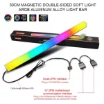 Coolmoon Diamond Light Bar RGB Chassis Decorative Light Bar LED Symphony 5V4Pin Magnetic Rigid Light Bar
