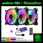 3 RGB computer fan set with Controller and Remote Coolmoon model C