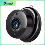 BECAO Wireless Mini WiFi 1080P IP Cloud Storage Infrared Night Vision Smart Home Security Baby Monitor SD Card Movement Detection