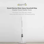 Serindia Original Deerma Water Spraying Sweeper Floor Cleaner Carbon Fiber Dust Mops 360 Rotating Rod Tank Waxing Mop