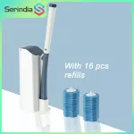 Serindia Disposable Toiletwand Cleaning Brush ที่ใส่แปรงห้องน้ำพร้อมระบบทำความสะอาดห้องน้ำและห้องครัว Clean