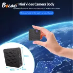Becao Mini 1080P HD วิดีโอเครือข่ายมินิกล้อง wifi ไร้สาย Home Security กล้อง IP Night Vision กล้องวงจรปิดตรวจจับแบบไดนามิกกล้องถ่ายภาพร่างกาย