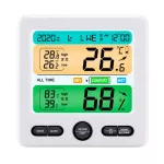 Hygromator temperature meter, large alarm clock High accuracy Digital electronics, screen color, tes