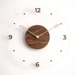 Simple, Nordic, Creative Watch Creative Wooden Creative Creation, Acrylic Glass, Living Room, Watch Clock, Clock, Decoration TH34044