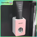 Serindia ใหม่อัตโนมัติเครื่องจ่ายยาสีฟันป้องกันฝุ่นผู้ถือแปรงสีฟันติดผนังขาตั้งอุปกรณ์ห้องน้ำชุดยาสีฟัน Squeezers