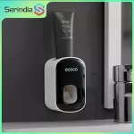Serindia ติดผนังเครื่องจ่ายยาสีฟันอัตโนมัติชุดอุปกรณ์ในห้องน้ำยาสีฟัน Squeezer Dispenser ห้องน้ำที่ใส่แปรงสีฟันเครื่องมือ