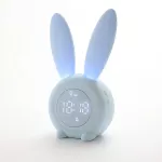 กระต่ายน่ารัก นาฬิกาปลุกอิเล็กทรอนิกส์ LED นาฬิกาปลุกขนาดเล็ก นักเรียน นาฬิกาตั้งโต๊ะสำหรับเด็ก TH33984