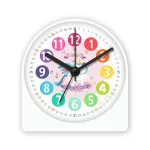 นาฬิกาปลุกอิเล็กทรอนิกส์สำหรับเด็ก ปิดเสียง สไตล์การ์ตูน นาฬิกาเรืองแสง โคมไฟตั้งโต๊ะข้างเตียงในห้องนอน นาฬิกาปลุก TH34008