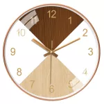 10 นิ้ว 25 ซม.นาฬิกาแขวนห้องนั่งเล่นนาฬิกาทันสมัยบ้านไม้สีห้องนอนนาฬิกาใบ้ TH34013