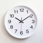 นาฬิกาแขวนพลาสติกขนาด 12 นิ้ว 30 ซม. ห้องนอนห้องนั่งเล่นนาฬิกาแขวนนาฬิกาควอทซ์เรียบง่าย TH34030