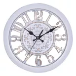 ห้องนั่งเล่นสไตล์ยุโรปย้อนยุคนาฬิกาแขวน 11 นิ้วนาฬิกาปิดเสียงแฟชั่นตกแต่งนาฬิกาควอทซ์ TH34047