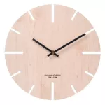 สไตล์ยุโรปย้อนยุคนาฬิกาแขวนห้องนั่งเล่นที่เรียบง่ายไม้เนื้อแข็งปิดเสียงสร้างสรรค์คาเฟ่นาฬิกาแขวน TH34056