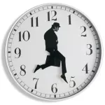 นาฬิกาแขวนใหม่ 10 นิ้ว เวลาเดิน บุคลิกภาพของนักธุรกิจ นักเต้นสร้างสรรค์ พิมพ์นาฬิกา TH34067
