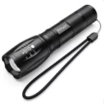 Outdoor LED flashlight T6, small flashlight, charging zoom
