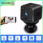 Serindia ความปลอดภัยกล้อง IP 1080P แบตเตอรี่ 140 องศา Night Vision การบันทึกเสียง 2MP Wireless WIFI Mini กล้อง Tuya Smart Life