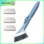 Serindia Soap Dispensing Dish Brush Household Cleaner, Multi -Functions sponge
