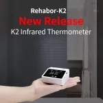 ใหม่ K2 Mini Termometro Digital Infrarojo Digital Non-contact เครื่องวัดอุณหภูมิอินฟราเรดติดผนังเครื่องวัดอุณหภูมิการเหนี่ยวนำอัตโนมัติ