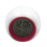 Bright round round alarm clock Natural sound alarm clock Round alarm clock Bedside Alarm TH33952