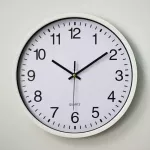 14 นิ้ว 35 ซม. นาฬิกาแขวนพลาสติกนาฬิกาควอทซ์ห้องนอนห้องนั่งเล่นนาฬิกาเรียบง่าย TH34025